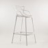 Барный стул Barneo N-235 Masters, белый, design Phillip Stark