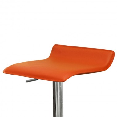 Барный стул Barneo N-38 Latina оранжевая кожа