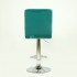 Барный стул Barneo N-48 Kruger велюр зеленый малахит VL XLD22