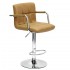 Барный стул Barneo N-69 Kruger Arm светло-коричневая кожа