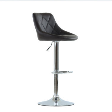 Барный стул Barneo N-83 Comfort (Комфорт) коричневая кожа
