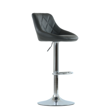 Барный стул Barneo N-83 Comfort (Комфорт) серая кожа