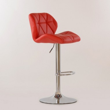 Барный стул Barneo N-85 Diamond красная кожа