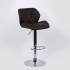 Барный стул Barneo N-85 Diamond темно-коричневая кожа