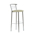 Барный стул Marco hoker хром, бежевая кожа V-18