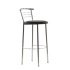 Барный стул Marco hoker хром, черная кожа V-4
