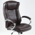Кресло Barneo K-45 для руководителя коричневая кожа, газлифт 3кл, PU-R57
