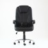 Кресло Barneo K-8 для руководителя черная кожа, газлифт 3кл, PU-X18