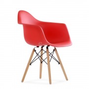 Кресло Barneo N-14 WoodMold красный для кухни