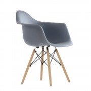 Кресло Barneo N-14 WoodMold серый для кухни