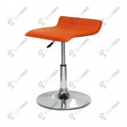 Полубарный стул Barneo N-38 Latina оранжевая кожа