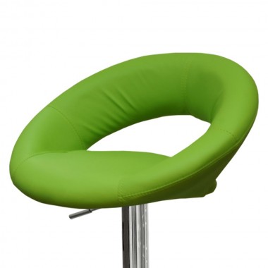Барный стул Barneo N-84 Mira светло-зеленая кожа