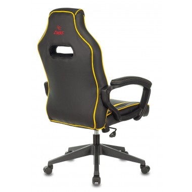 Кресло игровое Zombie A3 черный/желтый искусственная кожа крестовина пластик
