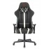 Кресло игровое Zombie A4 черный/белый искусственная кожа с подголов. крестовина пластик