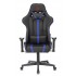 Кресло игровое Zombie A4 черный/синий искусственная кожа с подголов. крестовина пластик