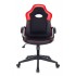Кресло игровое Zombie VIKING-11 черный/красный искусст.кожа/ткань крестовина пластик