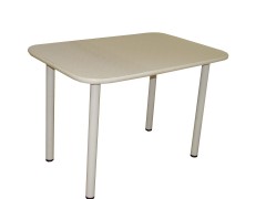 Стол обеденный (опоры металлические)и (столешка пластик)