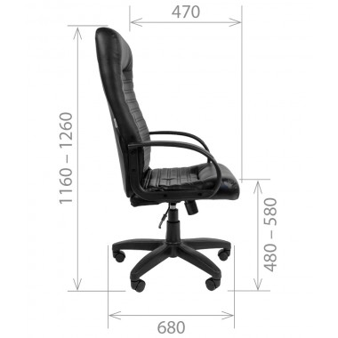 Кресло для руководителя Chairman 480 LT
