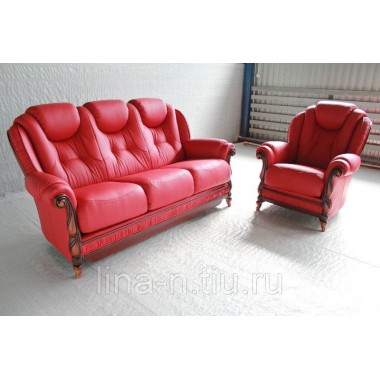 Комплект мягкой мебели Эмма Диван и два кресла