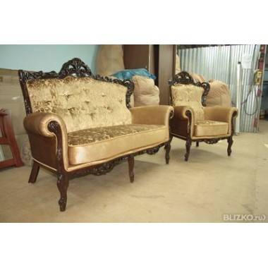 Комплект мягкой мебели Московский диван и кресло