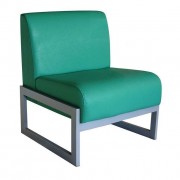 Кресло зеленое Сандра 70*66*77 см