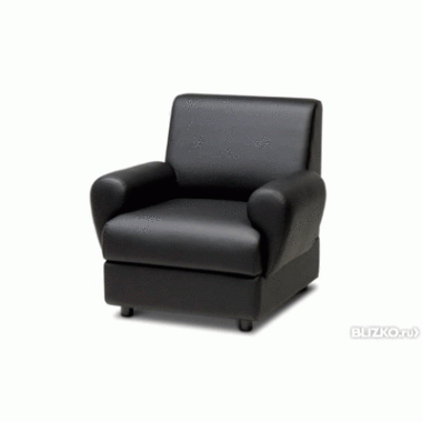 Мебель для офиса Бумер- диваны и кресло цвет черный