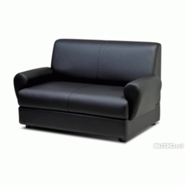 Мебель для офиса Бумер- диваны и кресло цвет черный